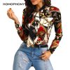 Homophony Slim Chain Blouse