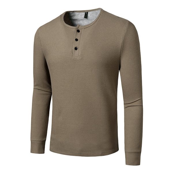 Casual Long Sleeve Henley