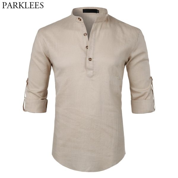 Vintage Long Sleeve Henley - Image 2
