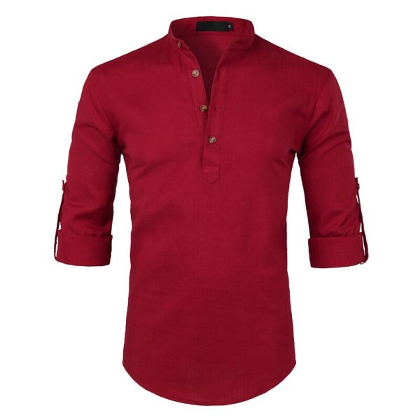 Vintage Long Sleeve Henley - Image 4