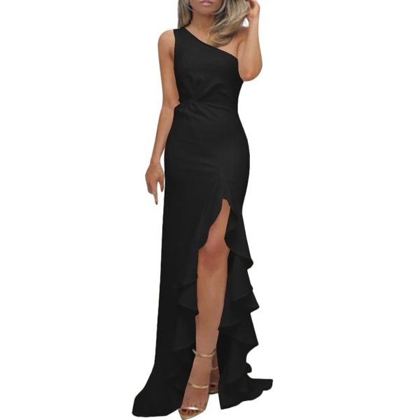 Ruched Formal Evening Dress - Image 2