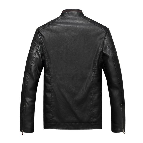 Vingage Moto Leather Jacket - Image 5