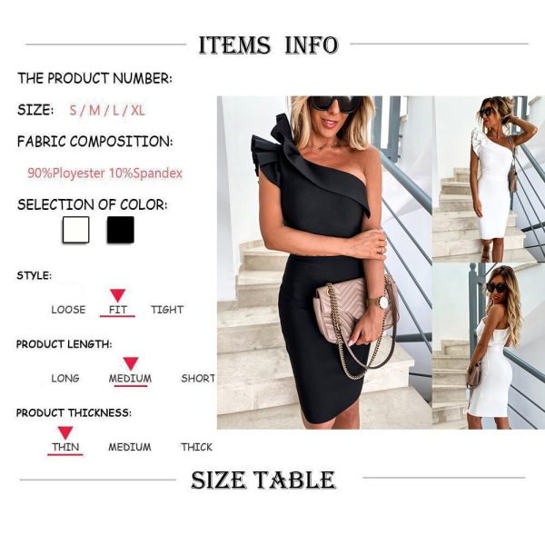 Drop Shoulder Party Dress - Image 4