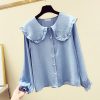 Peter Pan Collar Slim Shirt - Image 2