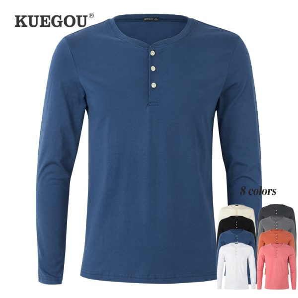 Classic Long Sleeve Henley - Image 2