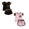 2020 Baby Summer Clothing 1-6Y Toddler Kid Baby Girl Short Sleeve Leopard Tops Shirt Short Pants Outfit Clothes Set 2PCS - Image 6