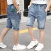 IENENS  Summer Jeans Child Boys Shorts Thin Soft Trousers 4-11 Years Bottoms Kids Casual Cowboy Clothes Light Blue Denim Pants - Image 7