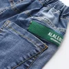 IENENS  Summer Jeans Child Boys Shorts Thin Soft Trousers 4-11 Years Bottoms Kids Casual Cowboy Clothes Light Blue Denim Pants - Image 6