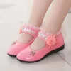 2021 New Children Elegant Princess PU Leather Sandals Kids Girls Wedding Dress Party Beaded Shoes For Girls - Image 3