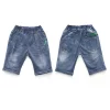 IENENS  Summer Jeans Child Boys Shorts Thin Soft Trousers 4-11 Years Bottoms Kids Casual Cowboy Clothes Light Blue Denim Pants - Image 4