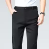 Plus Size Trousers Men Business Suit Pants Stretch Formal Dress Pants Big Man Classic Black Trousers - Image 5
