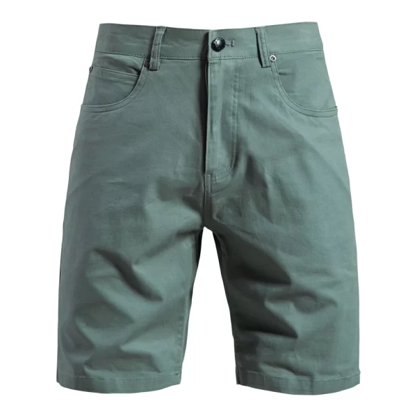 AIOPESON Men's 100% Cotton Summer Casual Shorts Multi-Pocket Shorts Solid Color 11 Colors Outdoor Breathable Shorts - Image 15