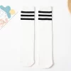 Kids Soccer Socks Three Stripes Knee High Socks Cotton Sports Socks Toddler Boys Girls Uniform Tube Socks - Image 13