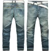 Men washed Holes Ripped Patchwork Jeans Streetwear Light Blue Denim Slim Skinny Pencil Pants Oversize men Trousers jean man - Image 3