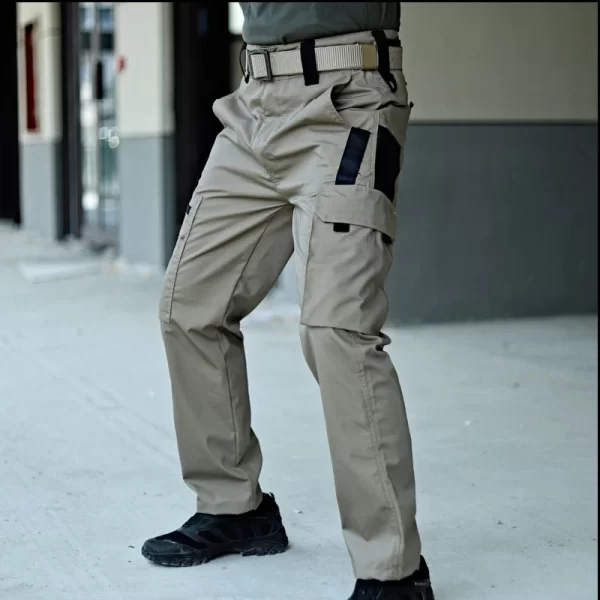 New Tactical Work Pants Men Outdoor Cargo Trousers Multi-pocket Waterproof Pant Autumn Spring Outdoor Workwear Hiking Trousers - Image 5