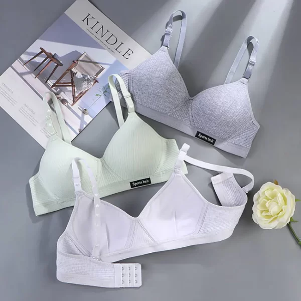 Sport Underwear for Teens Seamless Girl No Underwire Training Bra Soft Skin-Friendly School Girl Small Size Bra Clothing - Image 2