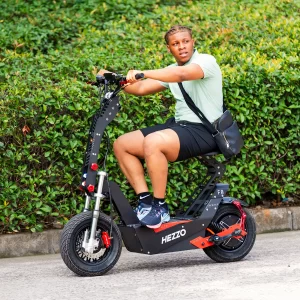 HEZZO F8 Electric Scooter 16 Inch Foldable 72v 8000W 62.5MPH 50Ah Long Range Off Road Escooter Motorbike With Seat US Warehouse