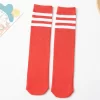 Kids Soccer Socks Three Stripes Knee High Socks Cotton Sports Socks Toddler Boys Girls Uniform Tube Socks - Image 10