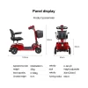 New Folding Electric Scooter 4 Wheel Elderly Disabled with Armrests Adults Mini Small With Basket 300W 24V 20AH Mobility Scooter - Image 6