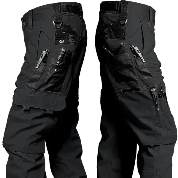 New Tactical Work Pants Men Outdoor Cargo Trousers Multi-pocket Waterproof Pant Autumn Spring Outdoor Workwear Hiking Trousers - Image 2