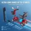 Heavy-Duty 4 Wheel Mobility Scooter for seniors 12 Mile Range 265LBS - Image 5