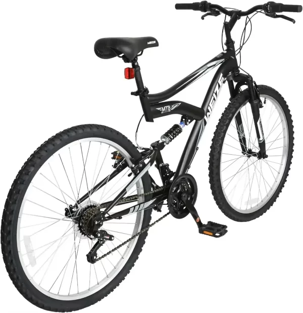 Mountain Bike 26 inch Outdoor Cycling Bike 18-Speed/High-Carbon Steel/Dual Full Suspension Adjustable Ergonomic Seat - Image 5