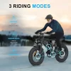 Electric Bike for Adults,20 inch Fat Tire Ebike with 1000W Motor 48V13Ah Battery Up to 32MPH / 62Miles,7 Speed  Electric Bicycle - Image 4