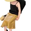 Girls Fishtail Skirt Spring and Summer New Korean Fashionable Solid Color Elegant All-match Skirt Trend Kids Clothes - Image 5