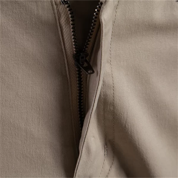 AIOPESON Men's 100% Cotton Summer Casual Shorts Multi-Pocket Shorts Solid Color 11 Colors Outdoor Breathable Shorts - Image 5