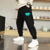 Boys Jogger Sports Pants Luminous Lightning Print Kids Cotton Long Sweatpant Cartoon Running Trousers with Pocket - Image 11