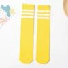 Kids Soccer Socks Three Stripes Knee High Socks Cotton Sports Socks Toddler Boys Girls Uniform Tube Socks - Image 11