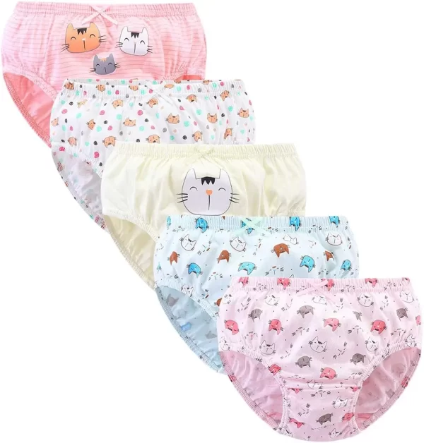 5Pcs/Set Assorted Styles Cute Cartoon Girls Underwear Panties Cotton Panty Girl Children Soft Underpants Breathable Girls Briefs - Image 10