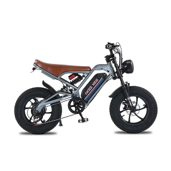 Mini electric bike kids to ride 16inch Fat tire 350W Motor 36V 15AH Battery Full Suspension retro city Electric Mountain Bicycle - Image 3