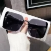 2024 New Fashion Cool Sunglasses Women Luxury Brand Letters Anti Strong Light Vintage Rimless Sun Glasses Ladies Gafas UV400 - Image 8