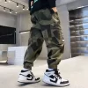 Camouflage Boy Cargo Pants Children Casual Sweatpants Three-dimensional High Visibility Sports Pants Children's Clothing 2024 - Image 5