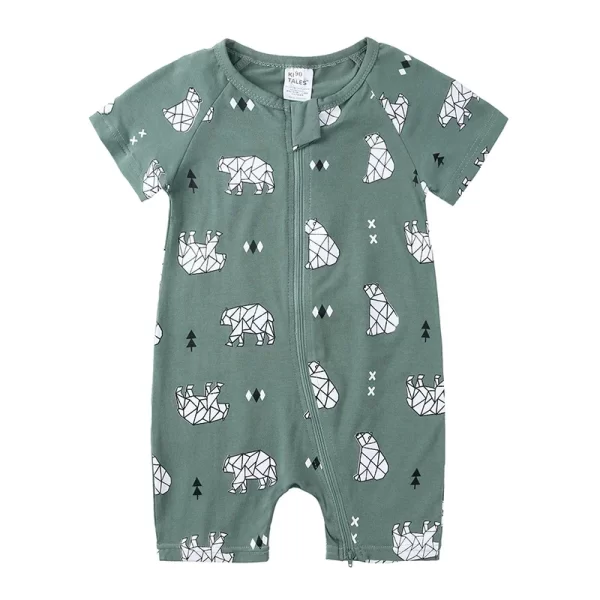 2025 Summer Newborn Unisex Clothes Short Sleeve Baby Rompers Infant Pajamas Cotton Soft Boys Girls Jumpsuit Costume Body suit - Image 21
