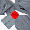 2024 New Fashion Trousers Women's High Waisted Straight Suit Pants Loose Dress Pants Black Beige Grey Slacks Women Pantalones - Image 6
