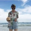 Teen Fashion Shirts Summer Chiffon Half Sleeve Top For Boy Girl Teenage Printing Casual Shirt Loose Blusas Kids Clothes 12-16Y - Image 3