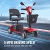 Heavy-Duty 4 Wheel Mobility Scooter for seniors 12 Mile Range 265LBS - Image 4