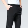 Plus Size Trousers Men Business Suit Pants Stretch Formal Dress Pants Big Man Classic Black Trousers - Image 6