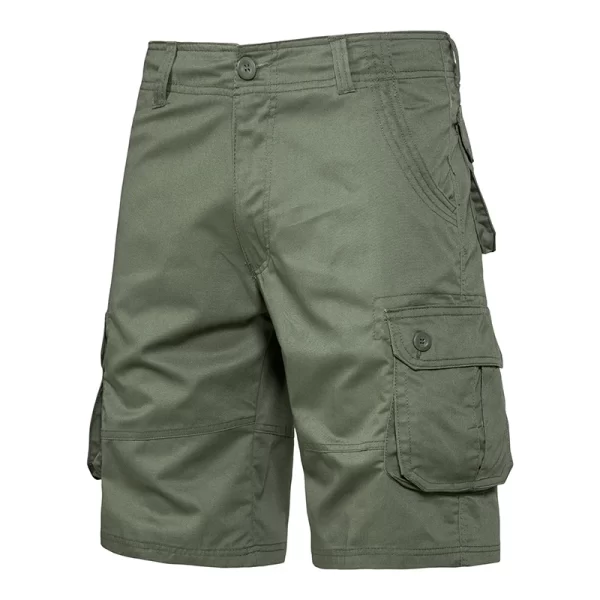 Men's Shorts Loose Large Size Multi-Pocket Overalls Summer Cotton Comfortable Nickel Pants Outdoor Casual Sports Beach Pants - Image 4