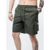3-Piece Mixed Color Men's Elastic Waist Work Shorts With Side Pockets Suitable For Summer Outdoor Leisure And Work Man Clothing - Image 9