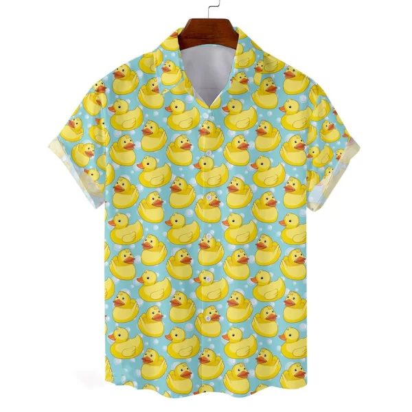 Funny Men's Shirts For Men Cute Bear 3d Print Tops Casual Clothing Summer New Short Sleeved Tee Loose Oversized Shirt - Image 8