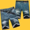 Ripped Plus Size Jeans for men Fashion jean man High Street Retro Washed, Worn Men trousers Casual Cargo Pants Slim Small Feet - Image 5