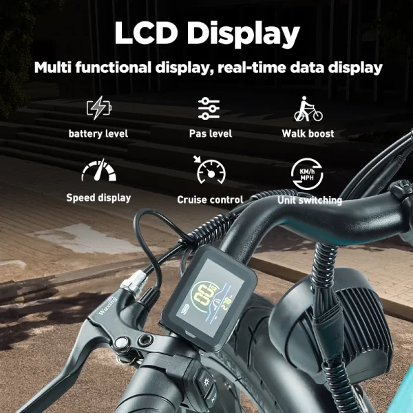 OTIDA 1000W Adults Electric Bicycle,48V20AH Battery,26 Inch Wide Tyres Men Women OFF-Road E-Mountain bike,Abundant Color - Image 4