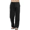 Men's Cotton Linen Pants Loose Cool Casual Long Pants Elastic Waist Long Pant Casual Large Size Streetwear Lightweight Trousers - Image 3