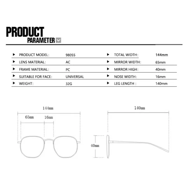 Retro Rectangle Sunglasses Women Brand Designer Vintage Small Frame Sun Glasses Ladies Classic Black Square Oculos De Sol - Image 4