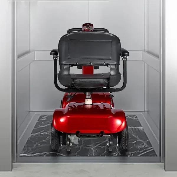 New Folding Electric Scooter 4 Wheel Elderly Disabled with Armrests Adults Mini Small With Basket 300W 24V 20AH Mobility Scooter - Image 2