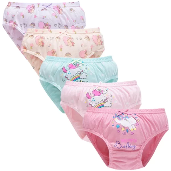 5Pcs/Set Assorted Styles Cute Cartoon Girls Underwear Panties Cotton Panty Girl Children Soft Underpants Breathable Girls Briefs - Image 16