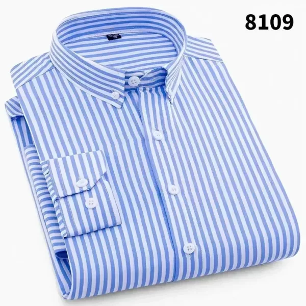 Elegant Mens Shirts Long Sleeves Shirts Man High Quality a Fashion Luxury Men's Clothing Korean Reviews Clothes Check Shirt - Image 10